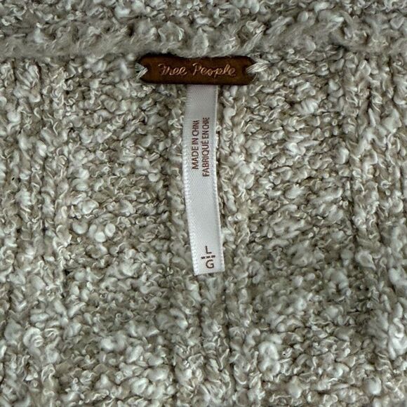 Free People Good Day Pullover Oversized Chunky Knit Sweater - Women’s US LG - Picture 8 of 10